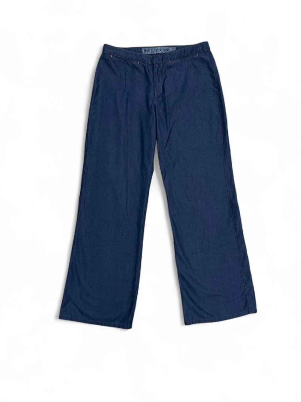 Y2K MNG Mango Dark Wash Wide Leg Trouser Jeans Size 10